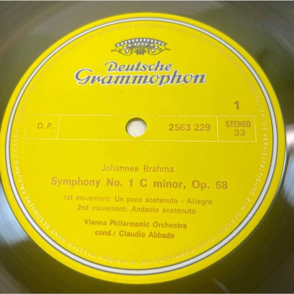 Johannes Brahms 4 Symphonies 4LP Box Set Deutsche Grammophon Vintage 33RPM - Picture 13 of 14